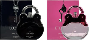 Locked EDT & Eternal Love EDP - His & Hers Fragrance Set - 100 mL each