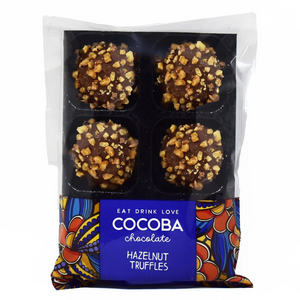 COCOBA Hazelnut Chocolate Truffles (6 truffles)