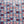 Load image into Gallery viewer, detail of pvc fabric of vanity case in lorton smoke pattern
