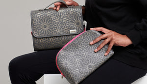 Mandala print wash bag and make up bag