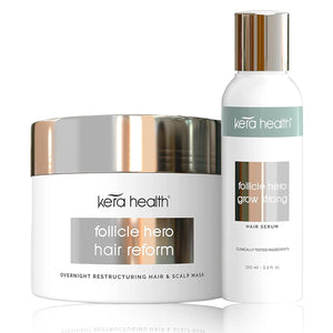 'Iris' Carry All Wash Bag & Kera Health Hair Care Set