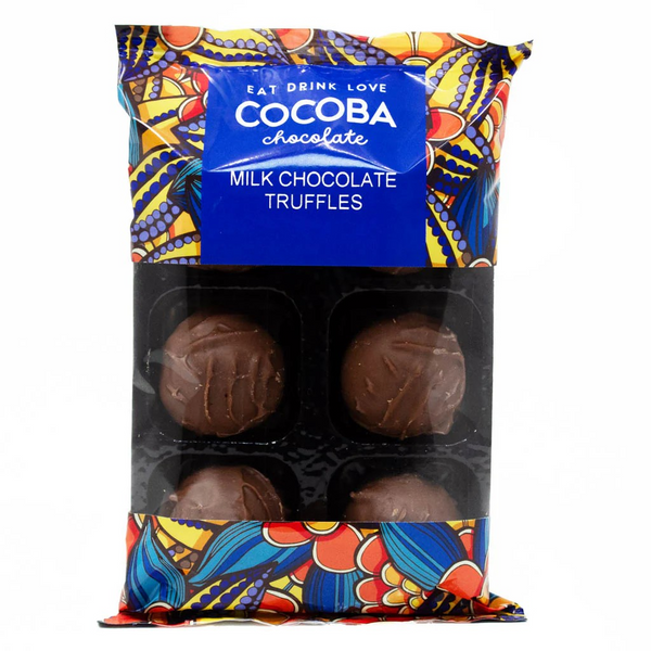 COCOBA Milk Chocolate Truffles (6 truffles)