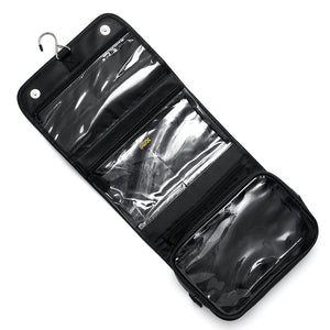 'Emma' 3 in 1 Hanging Wash Bag in Black