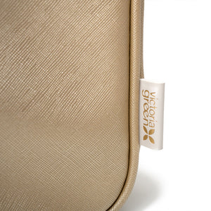 'Faith' Folding Wash Bag in Warm Gold