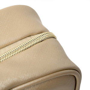 'Faith' Folding Wash Bag in Warm Gold