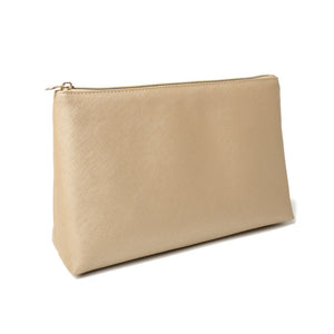 'Mia' Large Makeup Bag in Warm Gold