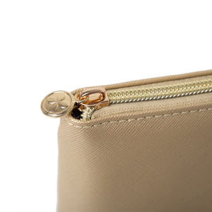 'Mia' Large Makeup Bag in Warm Gold