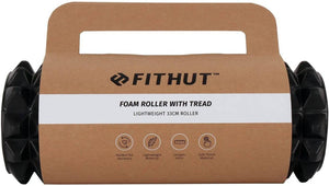 FitHut Foam Roller with Tread - Black