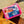 Clear Beauty Kit Case Set - Pink & Black