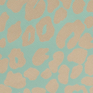 Leopard jade fabric detail