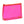 clear makeup bag pink