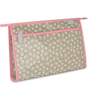 wash bag with exterior pocket