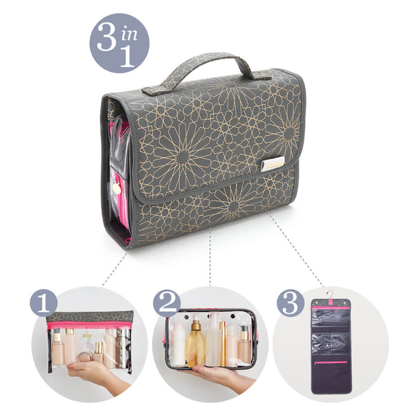 hanging wash bag explainer emma mandala print