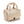 Large wash bag in gold recycled materials