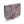 Kate Hanging wash bag with clear travel pouch in charcoal floral pattern