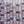 detail of pvc fabric of vanity case in lorton smoke pattern