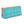 Blue shell print makeup bag with compartments