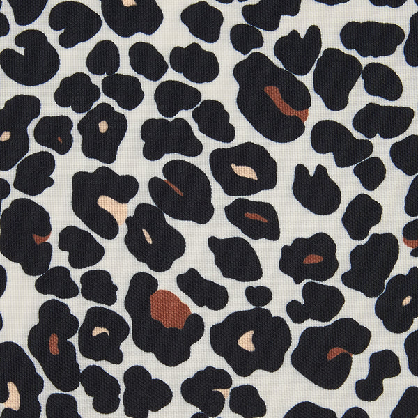 leopard print makeup bag fabric detail