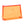 clear toiletry bag large orange